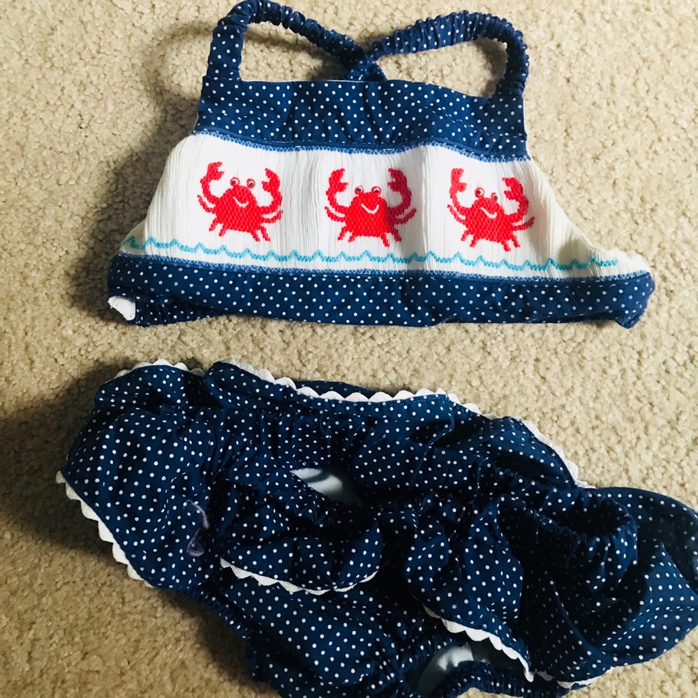 Smocked Swimsuit 2t